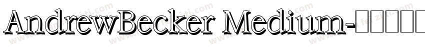 AndrewBecker Medium字体转换